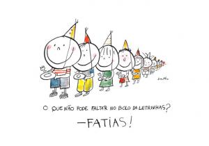 O que não pode faltar no bolo da Letrinhas?