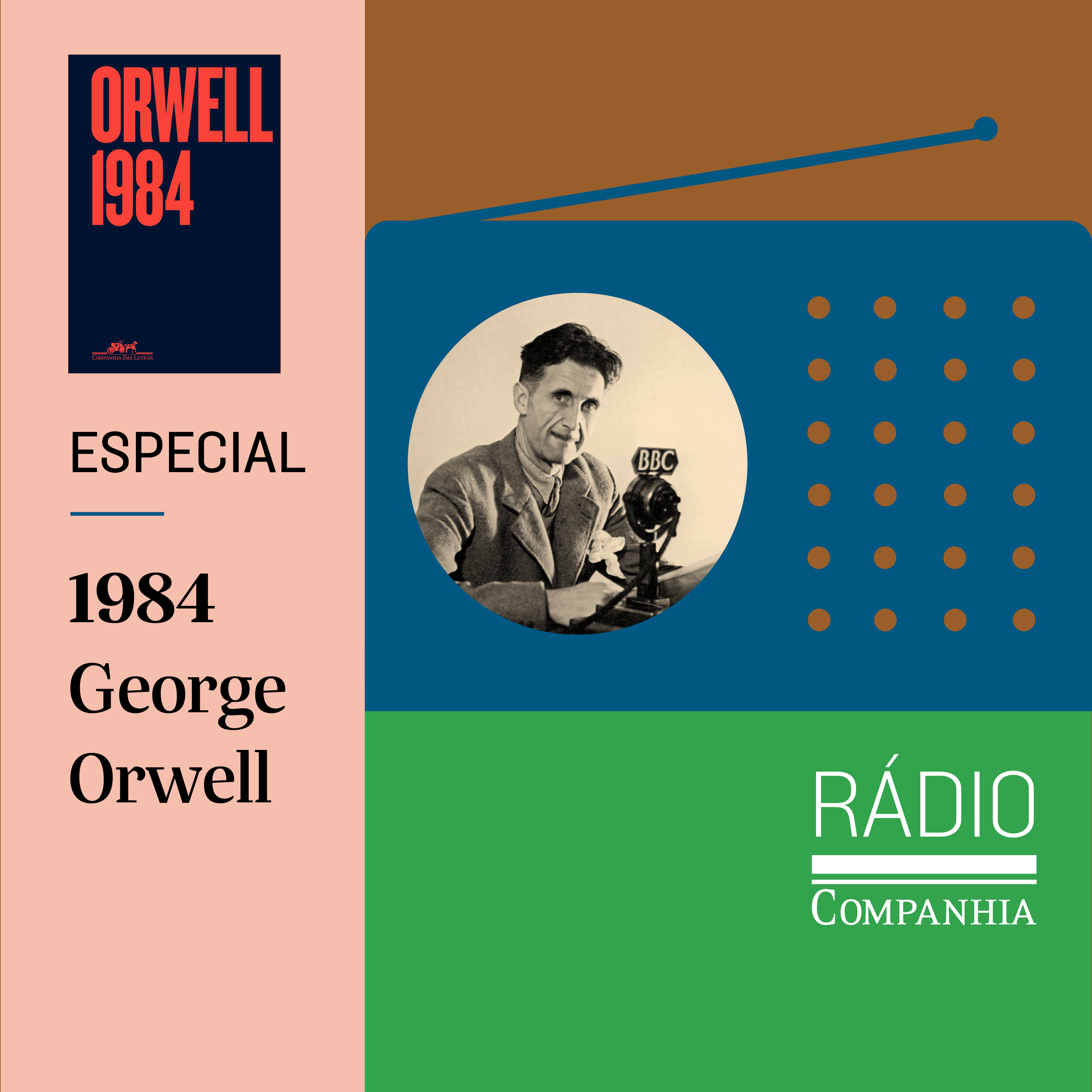 Rádio Companhia #105 – 70 anos de George Orwell: “1984” por Marcelo Pen