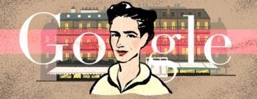 106º aniversário de Simone de Beauvoir