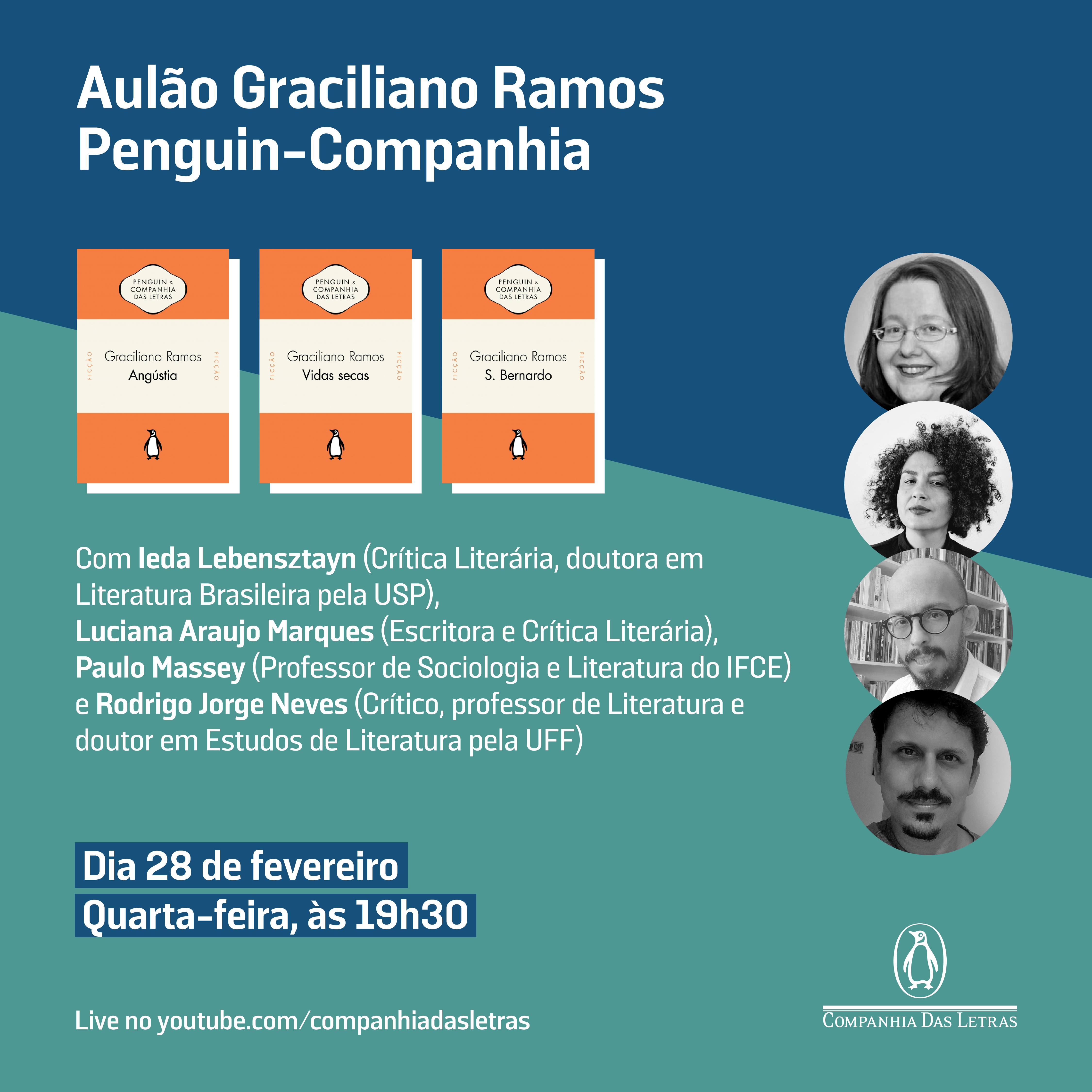 Aulão Graciliano Ramos | Penguin-Companhia