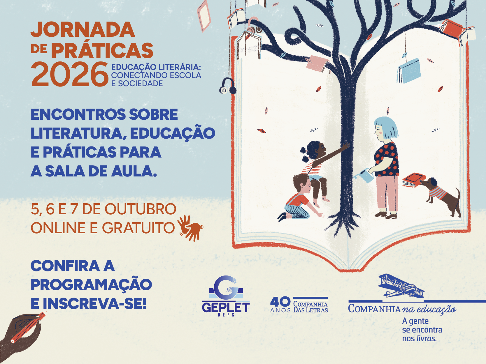Jornada de Práticas 2026 traz para o debate a Educação Literária e Sociedade